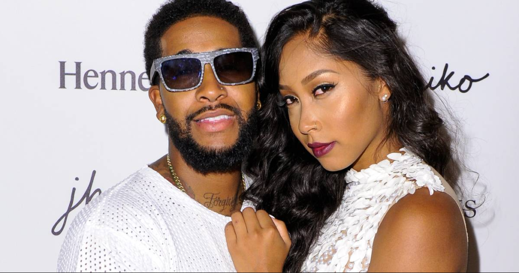 Apryl Jones with her ex-partner Omarion