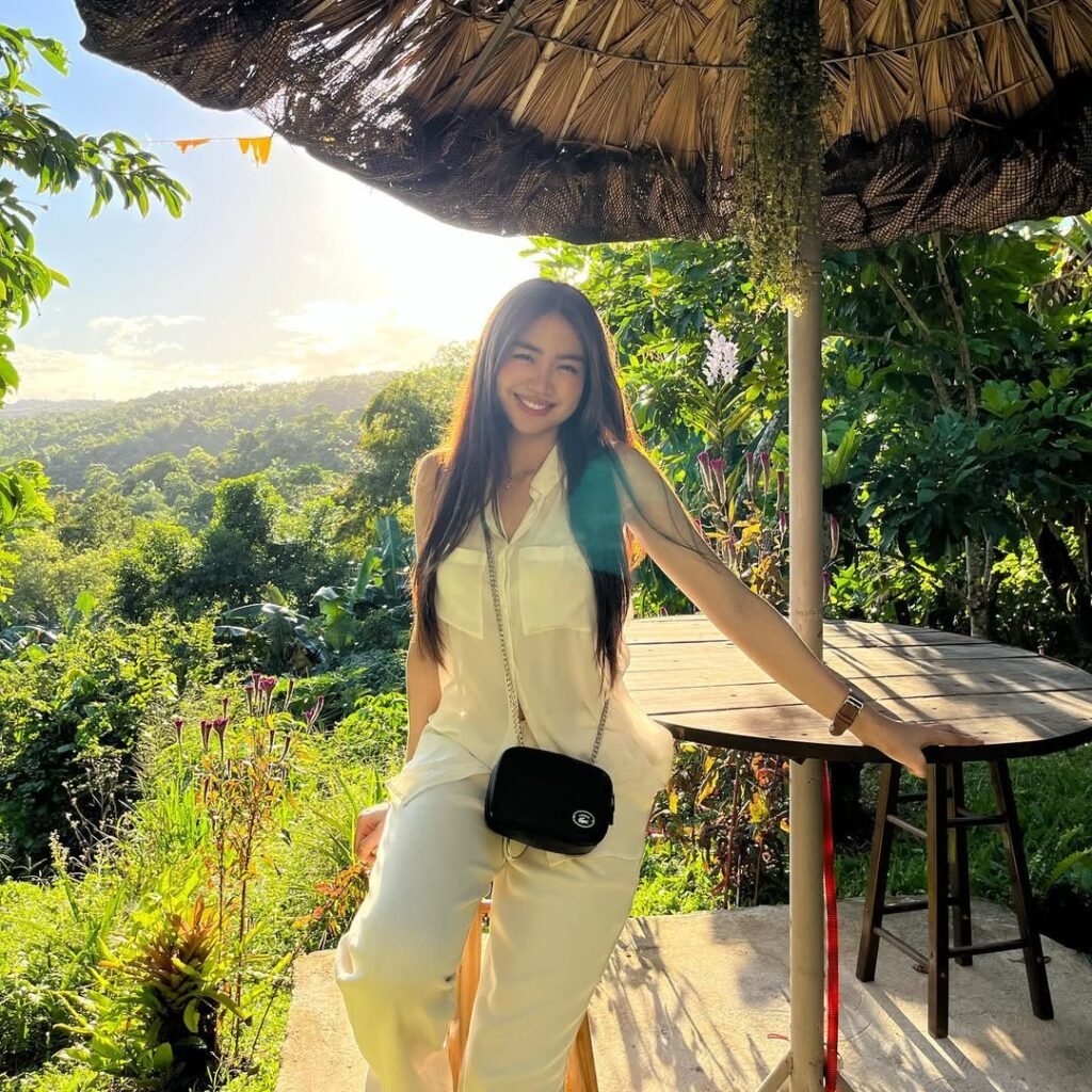 Azi Acosta on her vacation