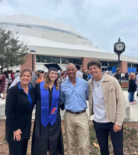 Lisa Witsken Shelton with her family