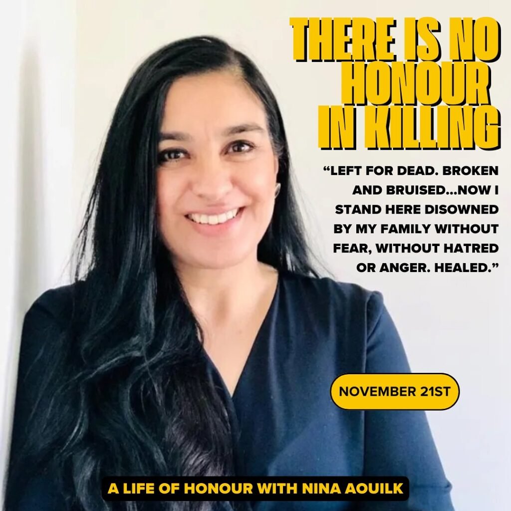 Nina Aouilk no honor in killing poster