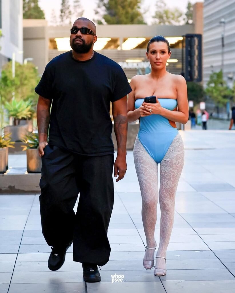 Bianca Censori with Kanye West