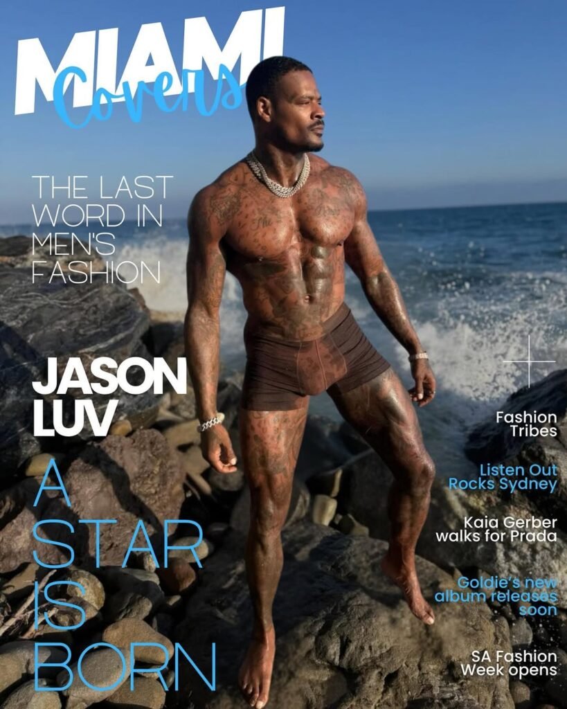 Jason Luv featured in a magazine