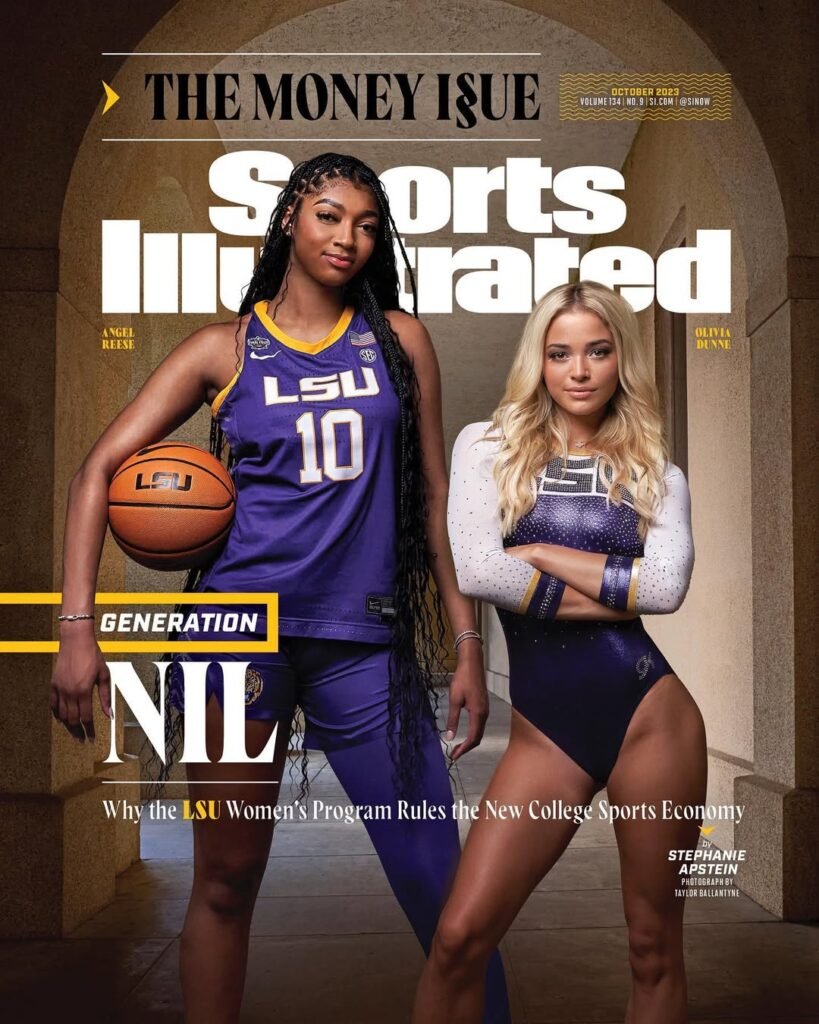 Olivia Dunne featured on the Sports Illustrated magazine