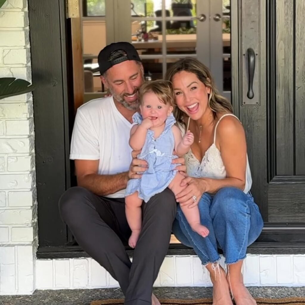 Ryan Dawkins with his wife and daughter Turkey