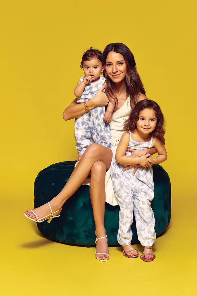 Arielle Charnas with her children