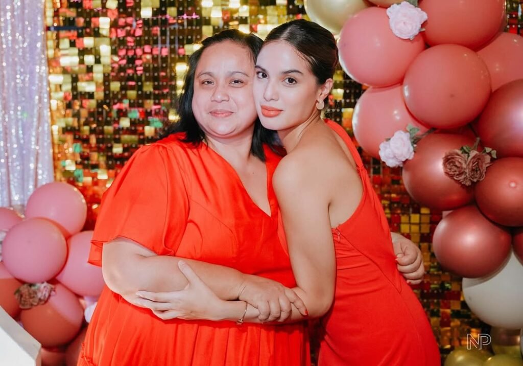 Michelle Vito with her mother